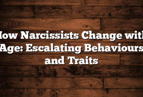 How Narcissists Change with Age: Escalating Behaviours and Traits